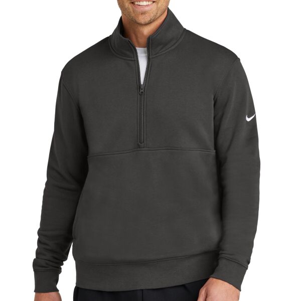 Club Fleece Sleeve Swoosh 1/2 Zip Thumbnail