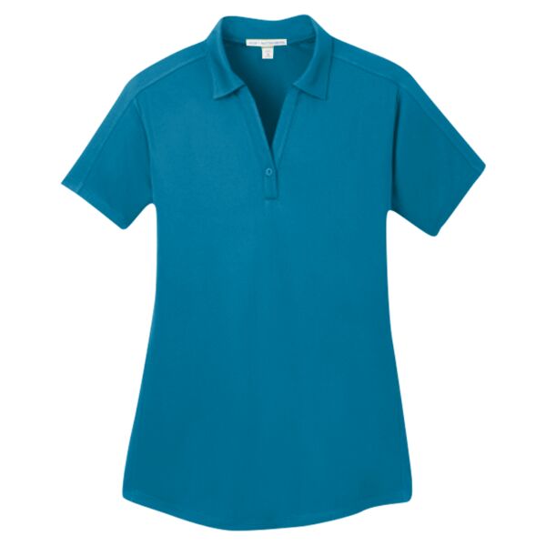 Women's Diamond Jacquard Polo Thumbnail