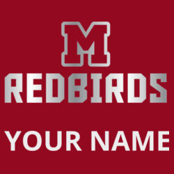 Mayo Redbirds Engraved Design MAE7 on a Polar Camel® - 20 oz. Water Bottle Vacuum Insulation Design