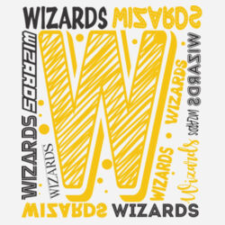 Wenz Wizards Elementary School Design WES4 on a Port & Company® - Youth Core Fleece Pullover Hooded Sweatshirt Design