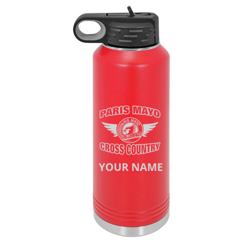 Mayo Redbirds Cross Country Engraved Design CCE1 on a Polar Camel® - 40 oz. Water Bottle Vacuum Insulation Thumbnail