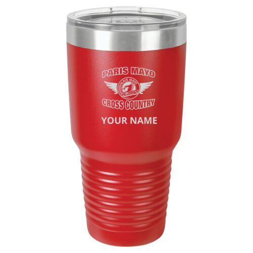 Mayo Redbirds Cross Country Engraved Design CCE1 on a Polar Camel® - 30 oz Tumbler Vacuum Insulated with Slider Lid Thumbnail