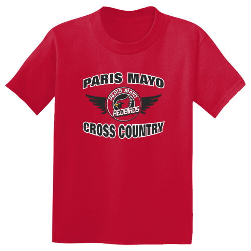 Mayo Redbirds Cross Country Design CC1 with Front & Back Print on a Port & Company® - Youth PosiCharge ® Competitor Tee Thumbnail