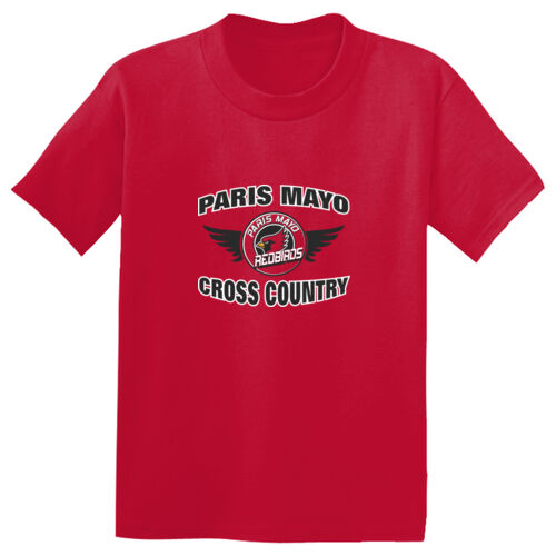 Mayo Redbirds Cross Country Design CC1 with Front & Back Print on a Port & Company® - Youth PosiCharge ® Competitor Tee Thumbnail