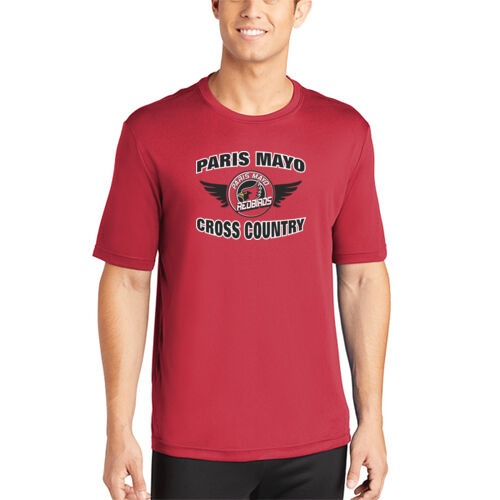 Mayo Redbirds Cross Country Design CC1 with Front & Back Print on a Port & Company® - PosiCharge ® Competitor Tee Thumbnail