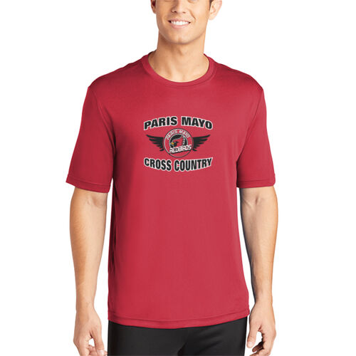 Mayo Redbirds Cross Country Design CC1 with Front & Back Print on a Port & Company® - PosiCharge ® Competitor Tee Thumbnail