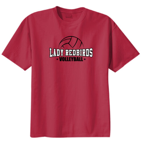 Lady Redbirds Volleyball Design LR1 on a Port & Company® - Youth Core Cotton Tee Thumbnail