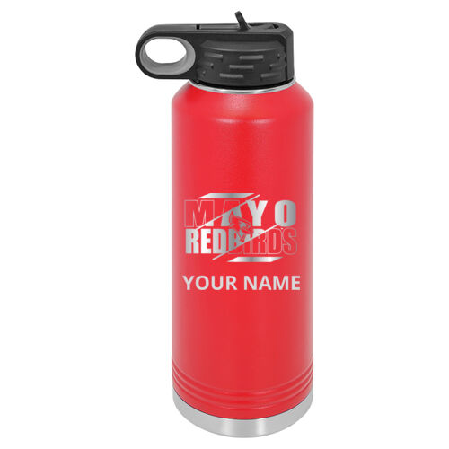 Mayo Redbirds Engraved Design MAE4 on a Polar Camel® - 32 oz. Water Bottle Vacuum Insulation Thumbnail