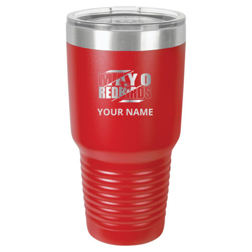 Mayo Redbirds Engraved Design MAE4 on a Polar Camel® - 30 oz Tumbler Vacuum Insulated with Slider Lid Thumbnail