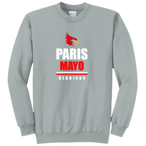 Mayo Redbirds Design MA1 on a Port & Company® - Core Fleece Crewneck Sweatshirt Thumbnail