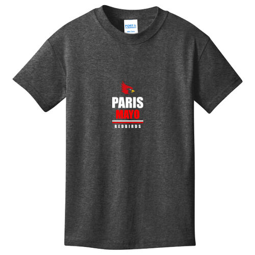 Mayo Redbirds Design MA1 on a Port & Company® - Youth Core Cotton Tee Thumbnail