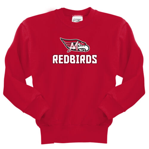 Mayo Redbirds Design MA2 on a Port & Company® - Youth Core Fleece Crewneck Sweatshirt Thumbnail