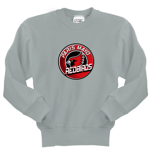 Mayo Redbirds Design MA3 on a Port & Company® - Youth Core Fleece Crewneck Sweatshirt Thumbnail