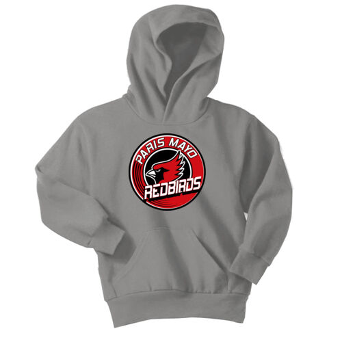 Mayo Redbirds Design MA3 on a Port & Company® - Youth Core Fleece Pullover Hooded Sweatshirt Thumbnail