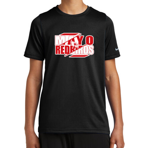 Mayo Redbirds Design MA4 on a Nike® - Youth Swoosh Sleeve rLegend Tee Thumbnail