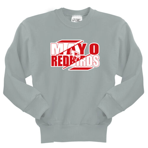 Mayo Redbirds Design MA4 on a Port & Company® - Youth Core Fleece Crewneck Sweatshirt Thumbnail