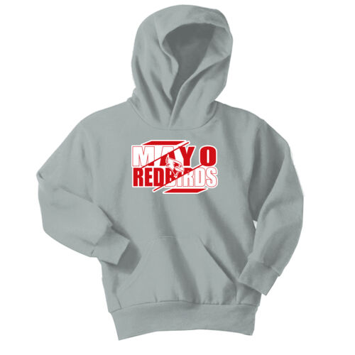 Mayo Redbirds Design MA4 on a Port & Company® - Youth Core Fleece Pullover Hooded Sweatshirt Thumbnail