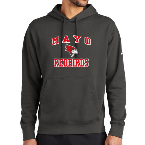 Mayo Redbirds Design MA5 on a Nike® - Club Fleece Sleeve Swoosh Pullover Hoodie Thumbnail