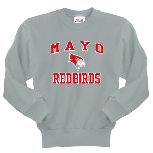 Mayo Redbirds Design MA5 on a Port & Company® - Youth Core Fleece Crewneck Sweatshirt Thumbnail