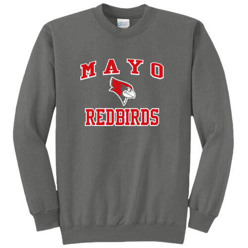 Mayo Redbirds Design MA5 on a Port & Company® - Core Fleece Crewneck Sweatshirt Thumbnail