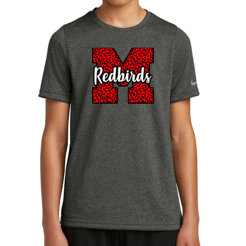 Mayo Redbirds Design MA6 on a Nike® - Youth Swoosh Sleeve rLegend Tee Thumbnail