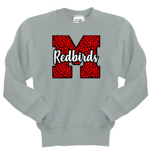 Mayo Redbirds Design MA6 on a Port & Company® - Youth Core Fleece Crewneck Sweatshirt Thumbnail