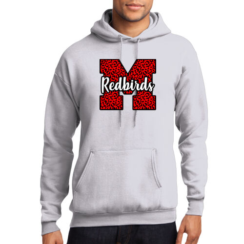 Mayo Redbirds Design MA6 on a Port & Company® - Core Fleece Pullover Hooded Sweatshirt Thumbnail