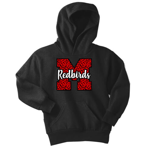 Mayo Redbirds Design MA6 on a Port & Company® - Youth Core Fleece Pullover Hooded Sweatshirt Thumbnail