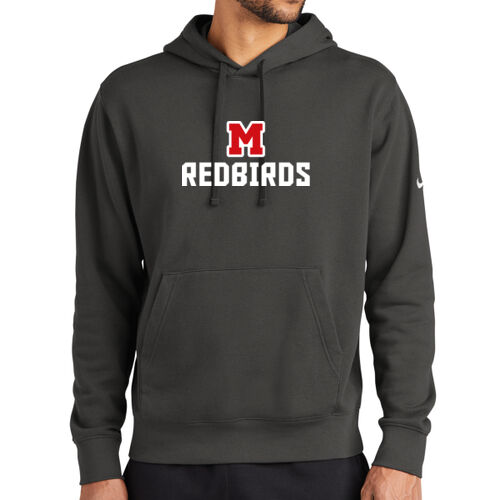Mayo Redbirds Design MA7 on a Nike® - Club Fleece Sleeve Swoosh Pullover Hoodie Thumbnail