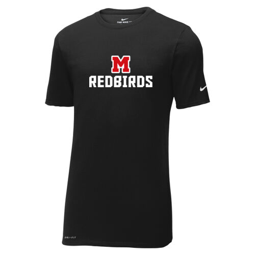 Mayo Redbirds Design MA7 on a Nike® - Dri FIT Cotton/Poly Tee Thumbnail