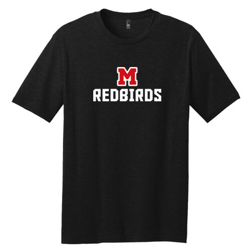 Mayo Redbirds Design MA7 on a District® - Perfect Blend ® CVC Tee Thumbnail