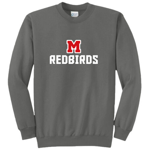 Mayo Redbirds Design MA7 on a Port & Company® - Core Fleece Crewneck Sweatshirt Thumbnail