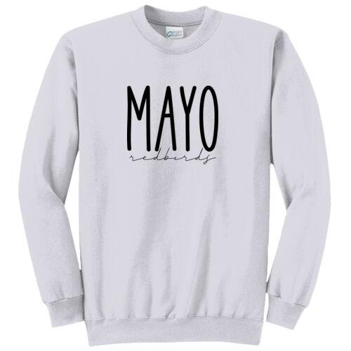 Mayo Redbirds Design MA8 on a Port & Company® - Core Fleece Crewneck Sweatshirt Thumbnail