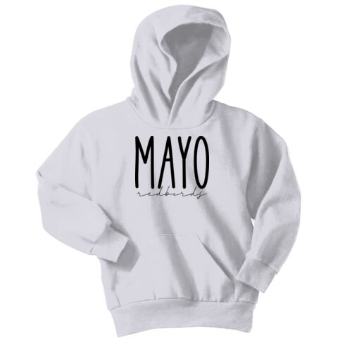 Mayo Redbirds Design MA8 on a Port & Company® - Youth Core Fleece Pullover Hooded Sweatshirt Thumbnail