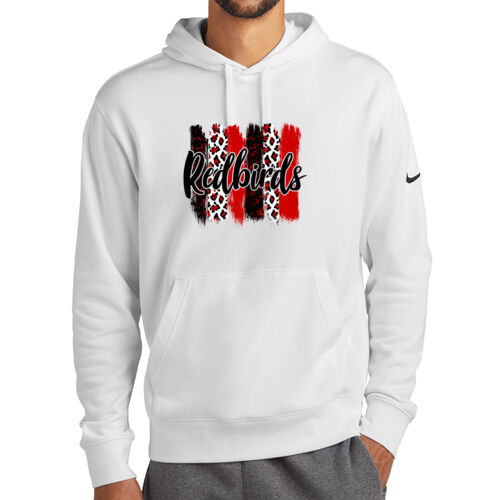 Mayo Redbirds Design MA9 on a Nike® - Club Fleece Sleeve Swoosh Pullover Hoodie Thumbnail