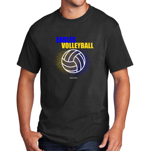 Crestwood Eagles Volleyball Design CV1 on a Port & Company® - Core Cotton Tee Thumbnail