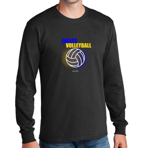 Crestwood Eagles Volleyball Design CV1 on a Port & Company® - Long Sleeve Core Cotton Tee Thumbnail