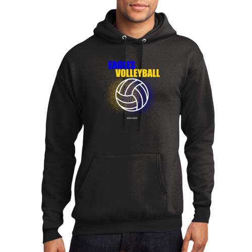 Crestwood Eagles Volleyball Design CV1 on a Port & Company® - Core Fleece Pullover Hooded Sweatshirt Thumbnail