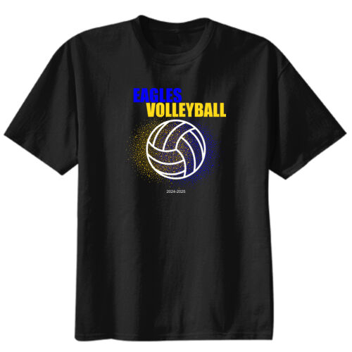 Crestwood Eagles Volleyball Design CV1 on a Port & Company® - Youth Core Cotton Tee Thumbnail
