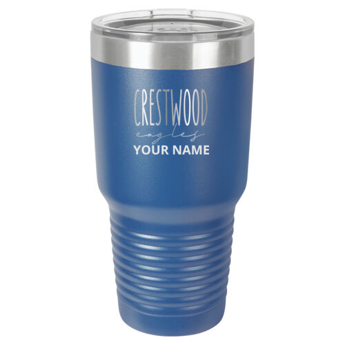 Crestwood Eagles Design CEE2 Engraved on a Polar Camel® - 30 oz Tumbler Vacuum Insulated with Slider Lid Thumbnail