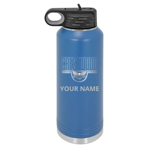 Crestwood Eagles Design CEE4 Engraved on a Polar Camel® - 40 oz. Water Bottle Vacuum Insulation Thumbnail