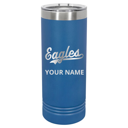 Crestwood Eagles Design CEE7 Engraved on a Polar Camel® - 22 oz. Skinny Tumbler with Slider Lid Thumbnail