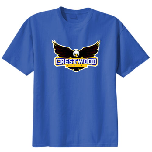 Crestwood Eagles Design CE1 on a Port & Company® - Youth Core Cotton Tee Thumbnail