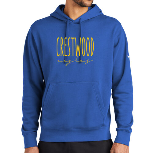 Crestwood Eagles Design CE2 on a Nike® - Club Fleece Sleeve Swoosh Pullover Hoodie Thumbnail