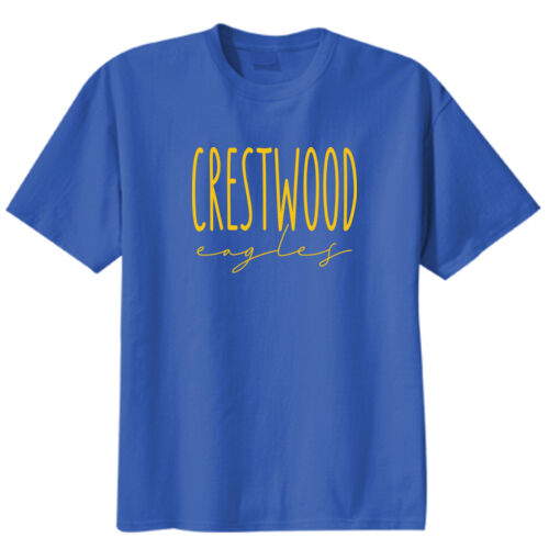 Crestwood Eagles Design CE2 on a Port & Company® - Youth Core Cotton Tee Thumbnail