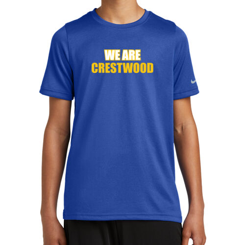 Crestwood Eagles Design CE3 on a Nike® - Youth Swoosh Sleeve rLegend Tee Thumbnail
