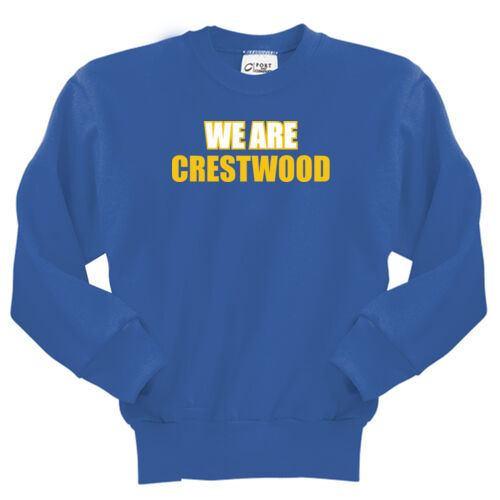 Crestwood Eagles Design CE3 on a Port & Company® - Youth Core Fleece Crewneck Sweatshirt Thumbnail