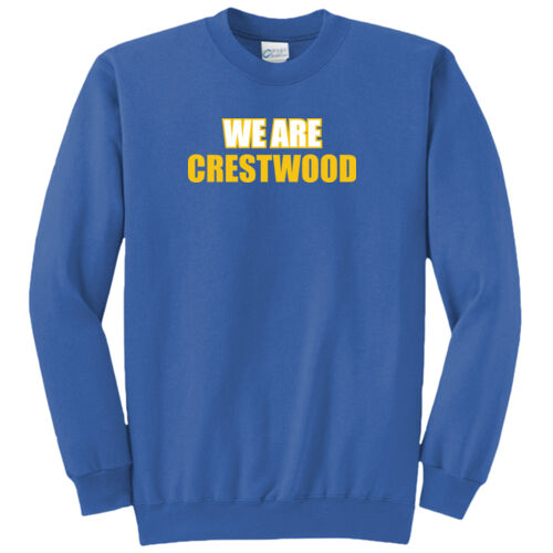 Crestwood Eagles Design CE3 on a Port & Company® - Core Fleece Crewneck Sweatshirt Thumbnail