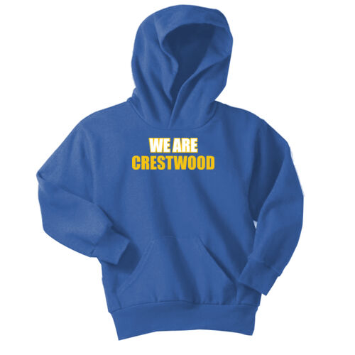 Crestwood Eagles Design CE3 on a Port & Company® - Youth Core Fleece Pullover Hooded Sweatshirt Thumbnail