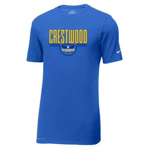 Crestwood Eagles Design CE4 on a Nike® - Dri FIT Cotton/Poly Tee Thumbnail